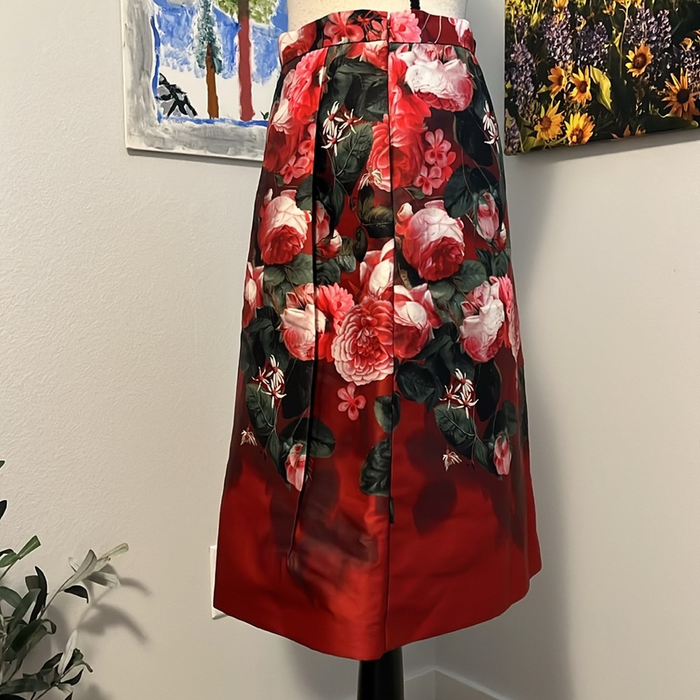 NWOT Talbots Satin Midi Skirt - Picture 5 of 9